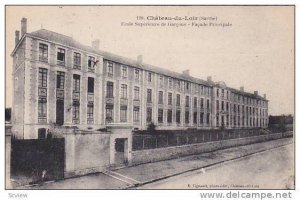 Ecole Superieure De Garcons, Facade Principale, Chateau-du-Loir (Sarthe), Fra...