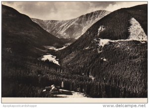 Czech Republic Krkonose Obri dul se Snezkou Photo