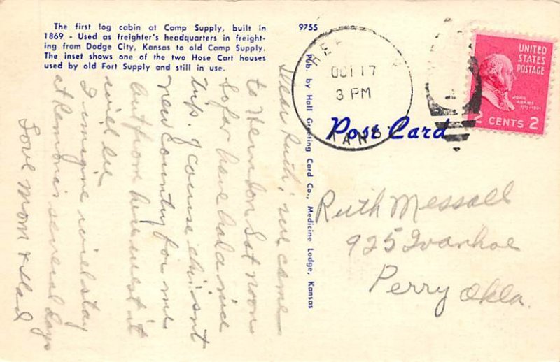 Teamster'S Cabin Fire House Fort Supply OK 