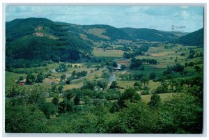 1962 Greetings From Windham River Lake Hills Mountain View New York NY Postcard
