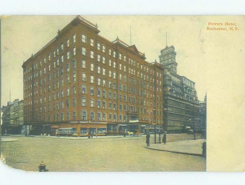 Divided Back POWERS HOTEL Rochester New York NY HQ5248