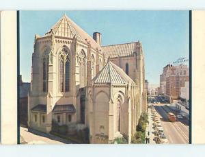 Unused 1950's GRACE CATHEDRAL SCENE San Francisco California CA L3062