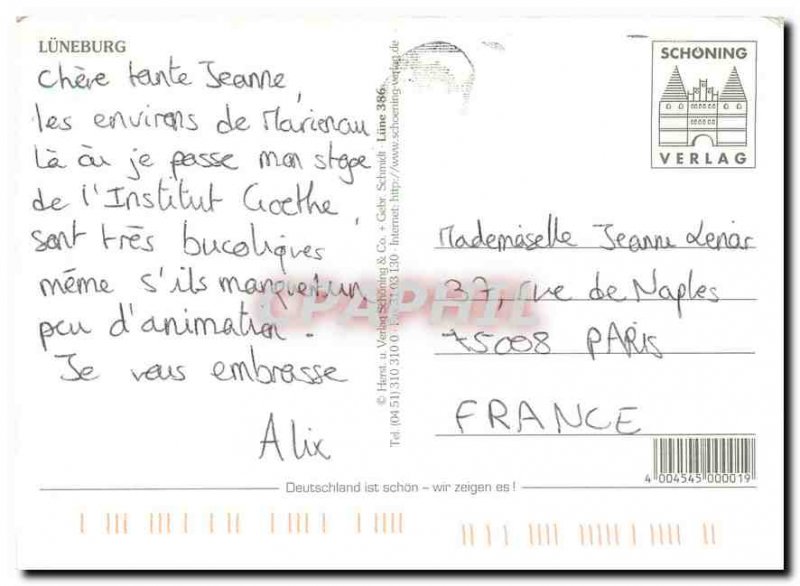 Postcard Modern Luneburg