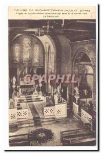 Work of the St Christophe Jajolet Old Postcard erected by Universal Confrater...