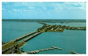 Postcard BRIDGE SCENE Sarasota Florida FL AS4929