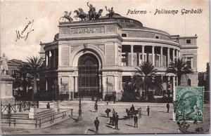 Italy Palermo Politeama Garibaldi Postcard 03.19