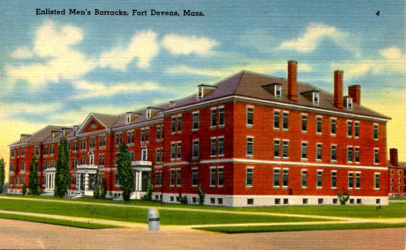 MA - Fort Devens. Enlisted Men's Barracks