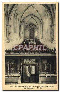 Postcard Old Convent of La Grande Chartreuse Chapel