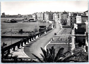 Postcard - Via Duca del mare - Civitavecchia, Italy