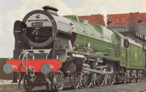 LMS Royal Scot Class 4-6-0 Train 46125 Train Postcard