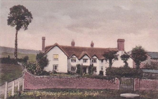 England East Budleigh Hayes Barton Birthplace Of Sir Walter Raleigh
