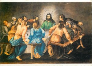 Religion The Last Supper painting Postcard