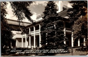 RPPC Beehive House Brigham Young Residence Salt Lake City UT Vtg Postcard C37