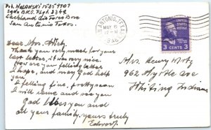 c1940s San Antonio TX RPPC Monk Walk Concepcion Mission Real Photo Postcard A100