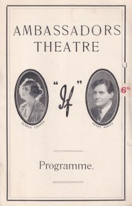 If Ambassadors London Theatre Gladys Cooper Old Programme