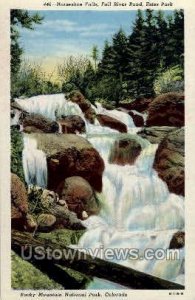 Horseshoe Falls, Fall River - Estes Park, Colorado CO