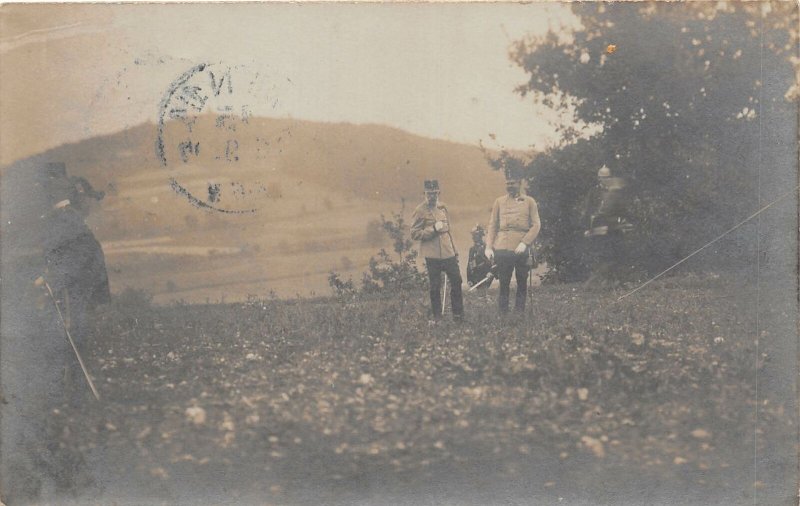 Lot 81   austria Royalty Franz Joseph  real photo military soldier 1907 General