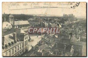 Old Postcard Chalons sur Marne General view