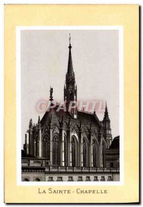 Old Postcard Paris La Sainte Chapelle