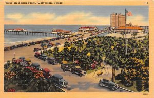 View On Beach Front - Galveston, Texas TX  