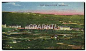 Old Postcard Camp De La Courtine Barracks Of Army Brigade