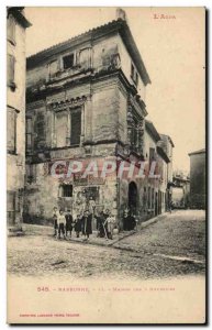-House Narbonne 3 Nourrices- Old Postcard