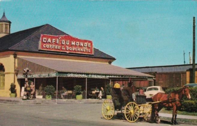 Louisiana New Orleans Cafe Du Monde 1965