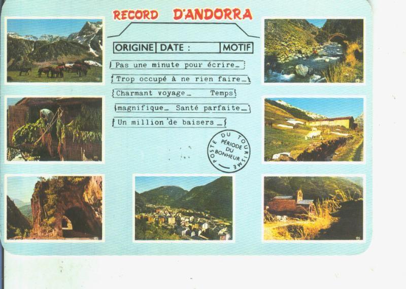 Postal 014510: Vistas varias de Andorra