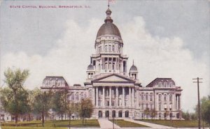 Illinois Springfield State Capitol Building 1911