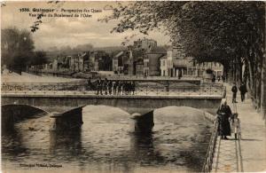 CPA QUIMPER - Perspective des Quais - Vue prise de Boulevard de l'Odet (457408)