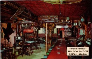 World Famous Red Dog Saloon Juneau Alaska AK Unused Vintage Postcard H36