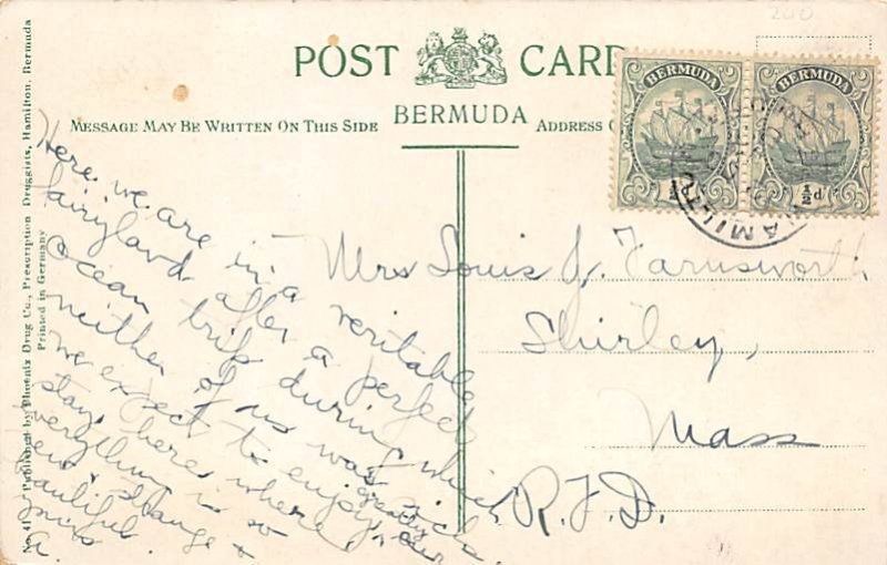 Royal Palms Bermuda Island Postal used unknown 