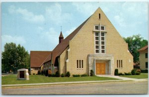 Postcard - Catholic Church - Shawano, Wisconsin