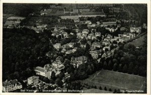 CPA AK Bad Kissingen- Bismarckstrasse mit Staffelsberg GERMANY (886662)