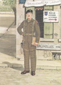 2nd Batallion Grenadier Guard London 1944 Military Uniform Postcard