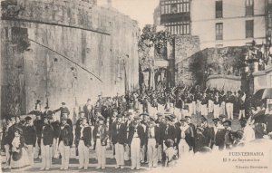 FUENTARRABIA, PROCESSION, Basque Country, Spain - Vintage POSTCARD