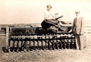 RPPC Kentucky Brand Farm Cultivator  Real Photo Postcard  c1910