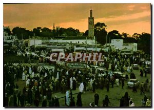 Postcard Modern Morocco Tangier Grand Socco