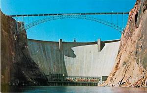 Glen Canyon Dam & Bridge Near Page Arizona AZ