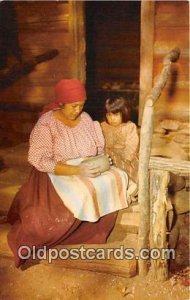 Cherokee Indian Making Pottery Great Smoky Mountains National Park, USA Unused 