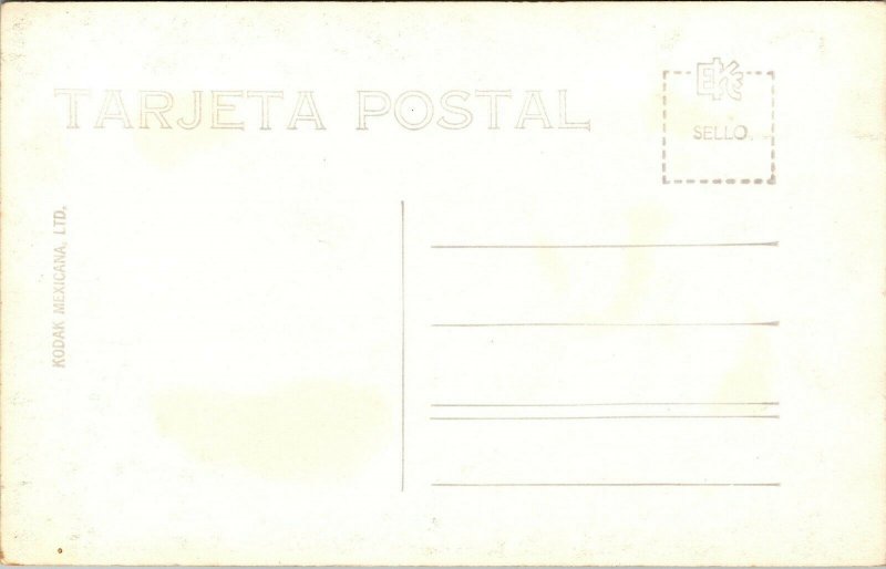 Vtg María de los Ángeles Félix Güereña Mexican Film Actress Singer RPPC Postcard