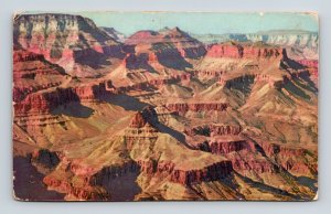 Grand Canyon National Park Arizona Scenic Desert Landscape DB Postcard 