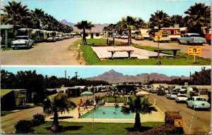 Squaw Peak Terrace Camping RV Campground Phoenix AZ c1960 Vintage Postcard R62