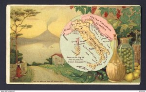 Map - Italy - Arbuckle Bros. Coffee Co. - c.1889