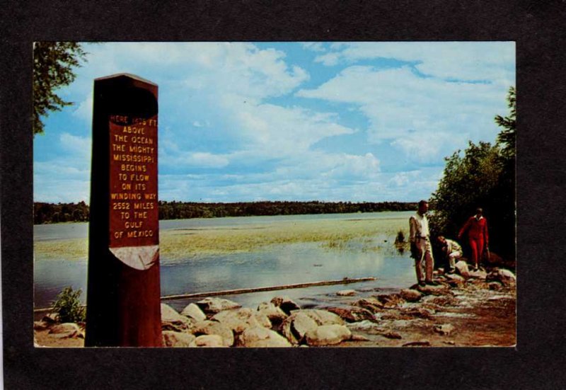 MN Mississippi River Itasca State Park Minnesota Postcard
