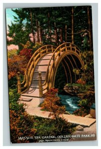 Vintage 1930's Postcard Japanese Tea Garden Golden Gate Park San Francisco CA