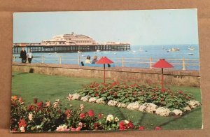 POSTCARD - 1977 USED - MORECAMBE PIER, LANCASHIRE, ENGLAND