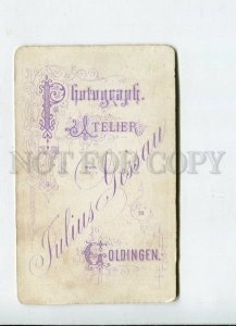 3115417 Latvia Goldingen PRIEST vintage CABINET CDV PHOTO RARE