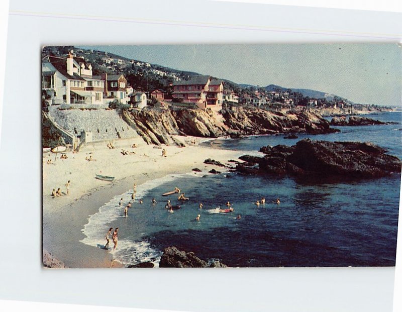 Postcard Spectacular Shore Lines Laguna Beach Southern California USA