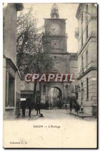 Old Postcard Salon L & # 39Horloge